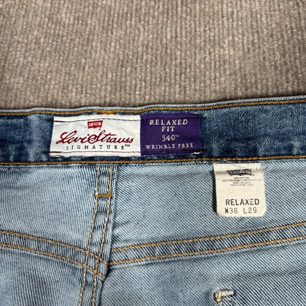 Vintage Levis 540 Jeans Mens 35x26 (Tag 36x29) Relaxed Fit Blue Denim 1995 Read*